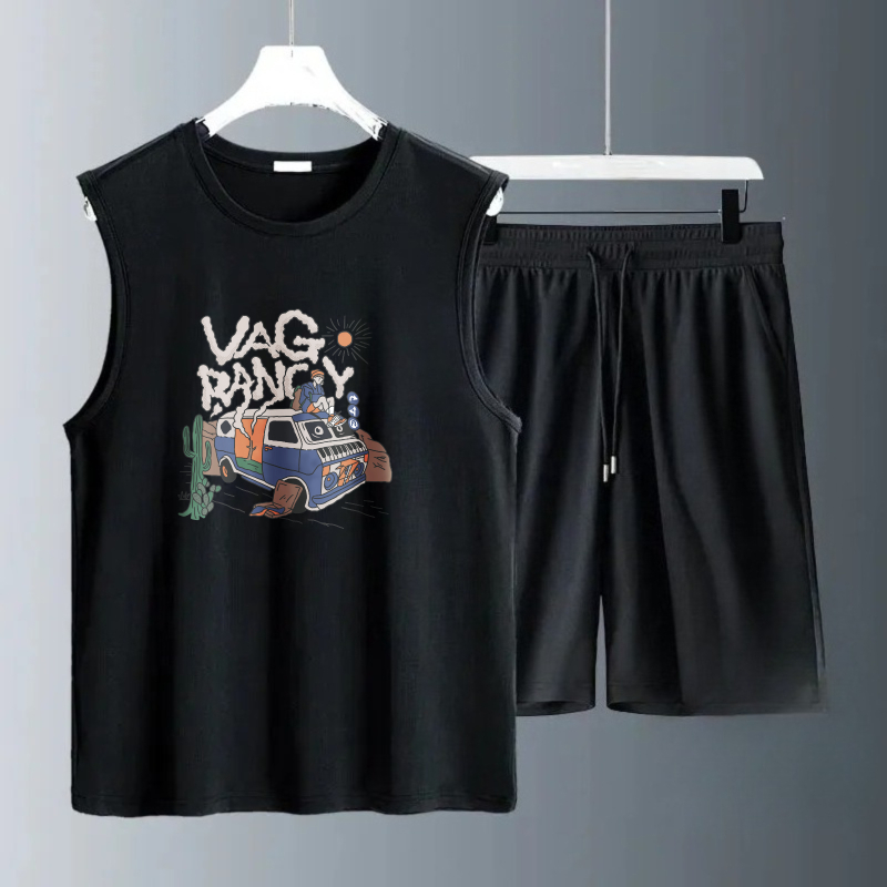Summer Clothing Sets Men - Ensembles de débardeurs pour hommes Été