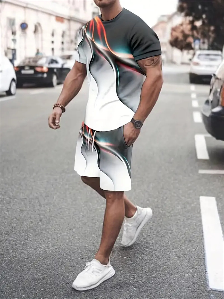 Summer Clothing Styles For Women - T-shirt à texture dégradée pour hommes