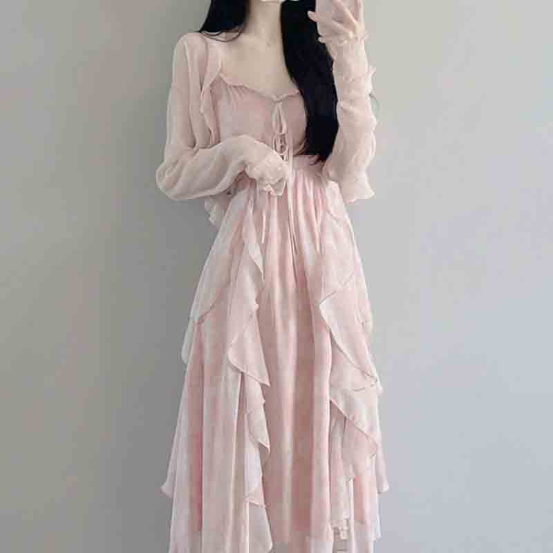 Summer Clothing Juniors - Ensemble de robe à bretelles pour