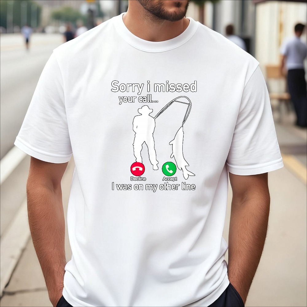 Summer Clothing Online - T-shirt de pêcheur humoristique « Fishing