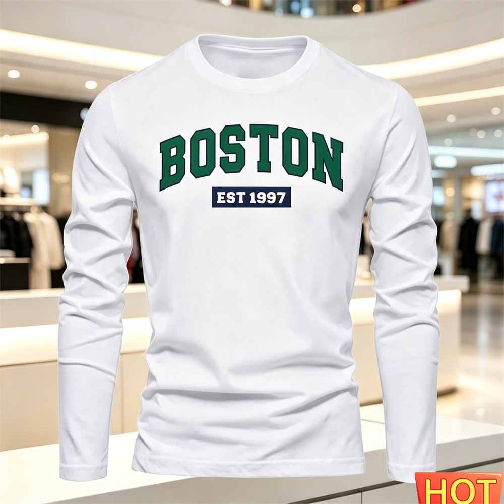 Summer Clothing Trend - T-shirt à manches longues pour hommes,