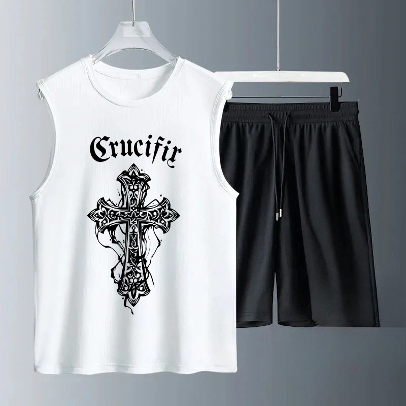 Summer Clothing Sets Men - Ensembles de débardeurs pour hommes Été