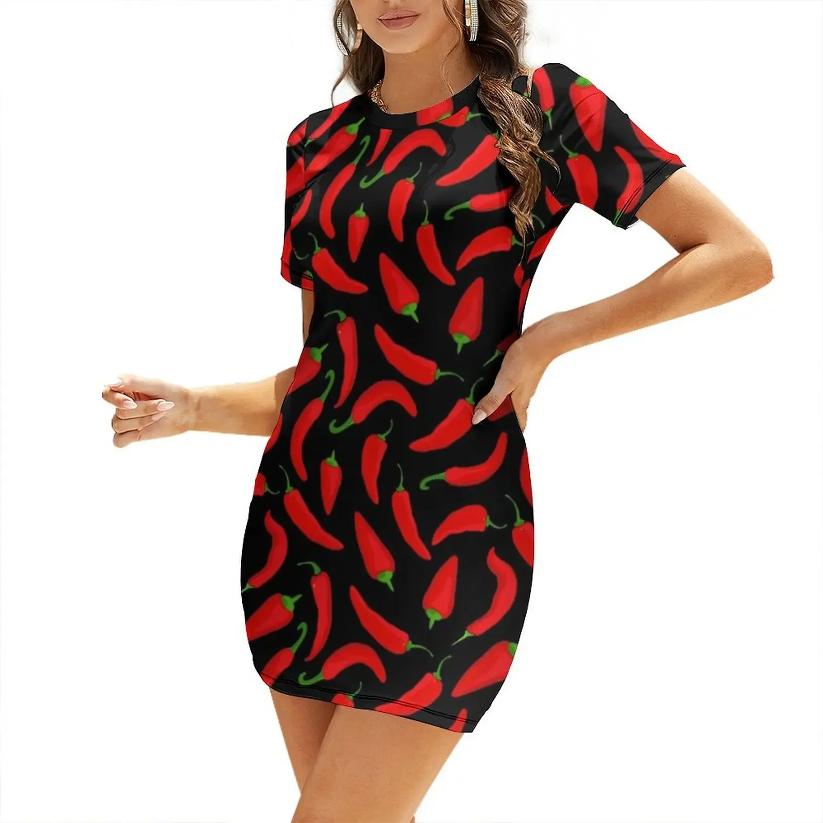 Summer Clothing Online - Motif de piment rouge sur une