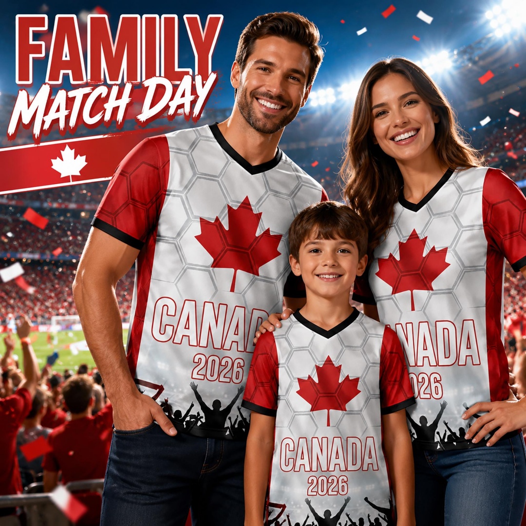 Summer Clothing Women Canada - Maillot de football unisexe Canada 2026