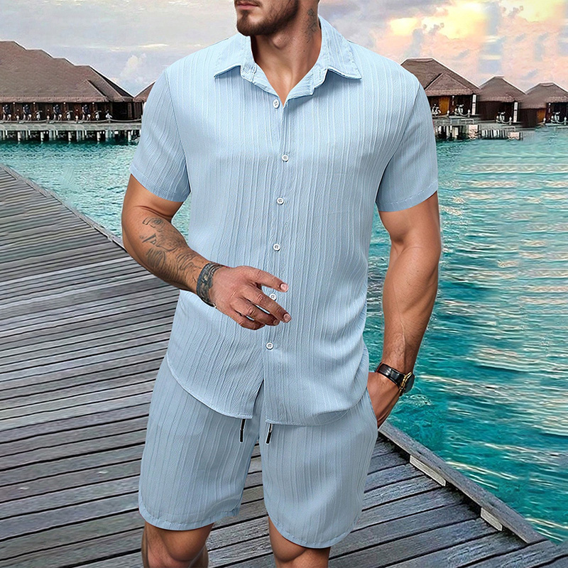 Summer Clothing Sets Men - Nouvel ensemble 2 pièces homme 2026