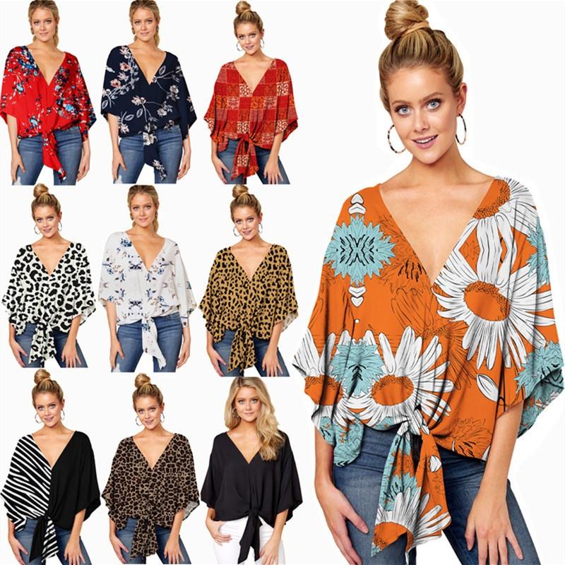 Summer Clothing Online - Chemisier Grande Taille Femme S-5XL Printemps-Été