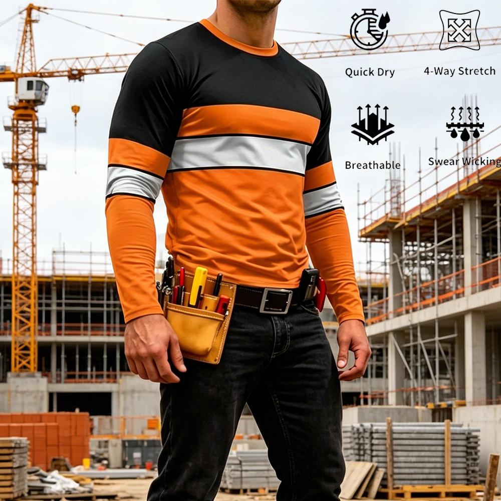 Summer Clothing Trend - T-shirt de travail rayé à manches