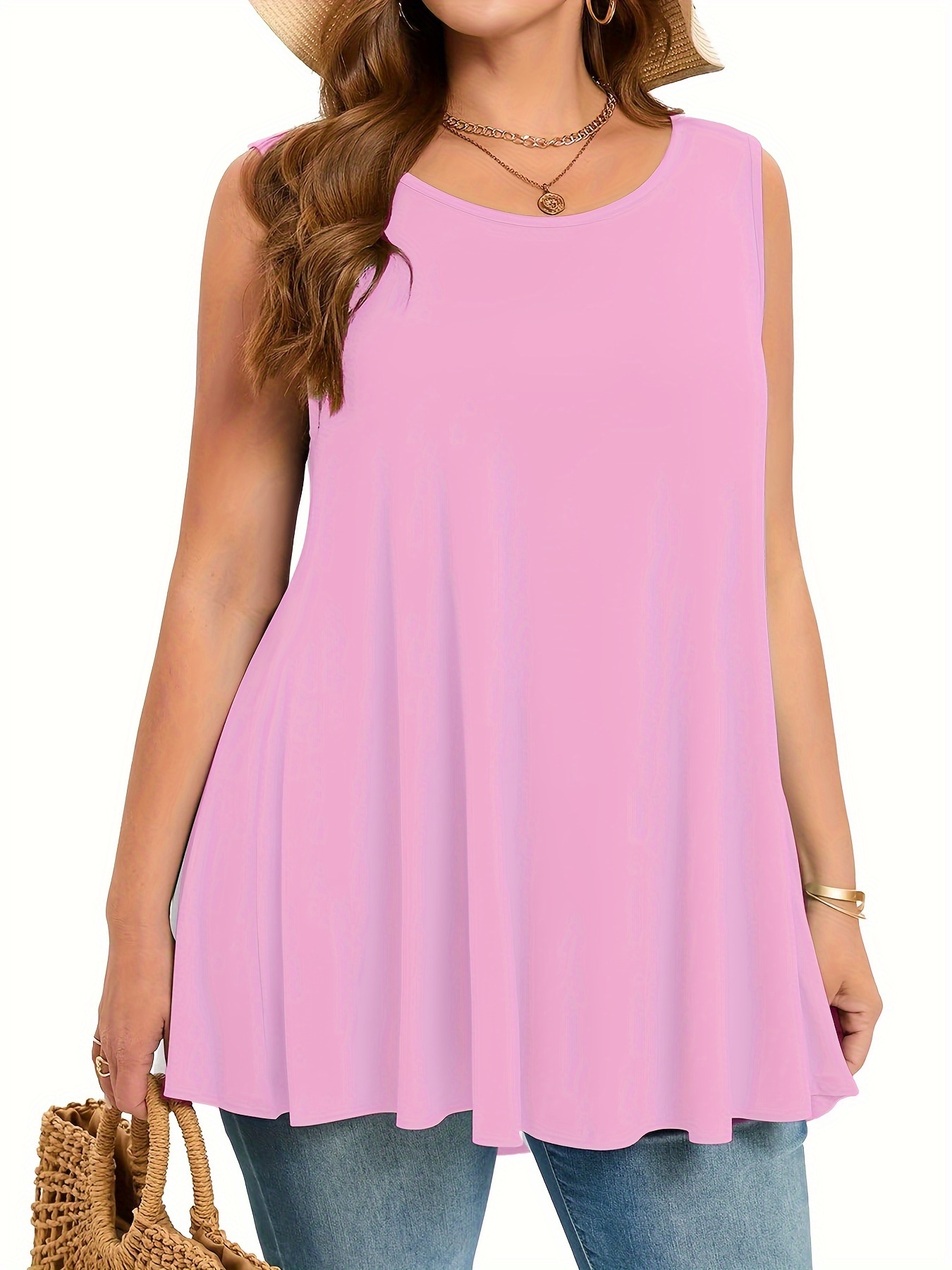 Grande taille Simple solide dé - Summer Clothing Styles For Women avis et prix