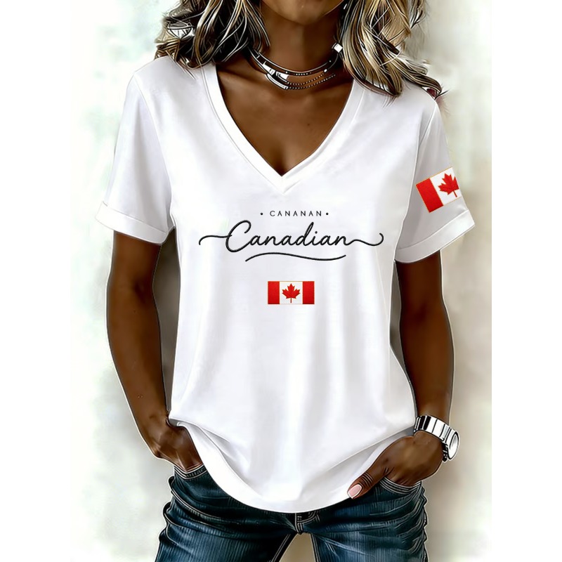 T-shirts pour femmes avec impr - Summer Clothing Women Canada avis et prix