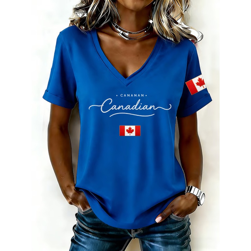 T-shirts pour femmes avec impr - Summer Clothing Women Canada avis et prix