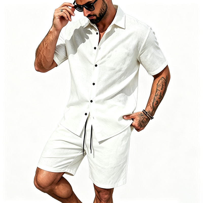 Ensemble décontracté pour homm - Summer Clothing Sets Men avis et prix
