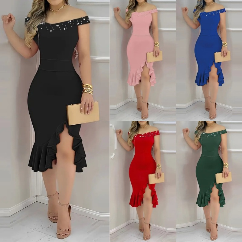 Nouvelle Robe Asymétrique d'Ét - Summer Clothing Amazon avis et prix