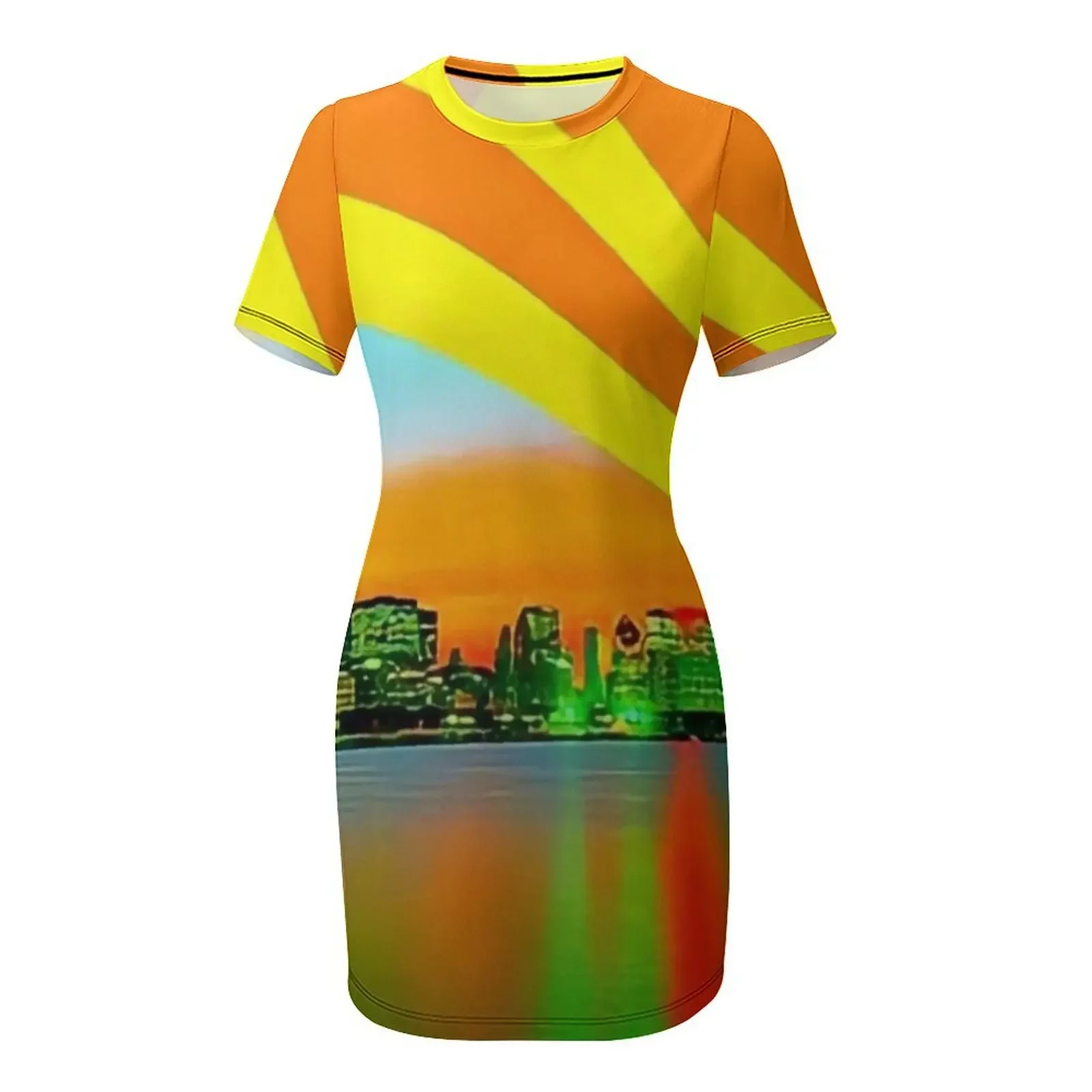 Robe à manches courtes Sunset  - Summer Clothing Online avis et prix