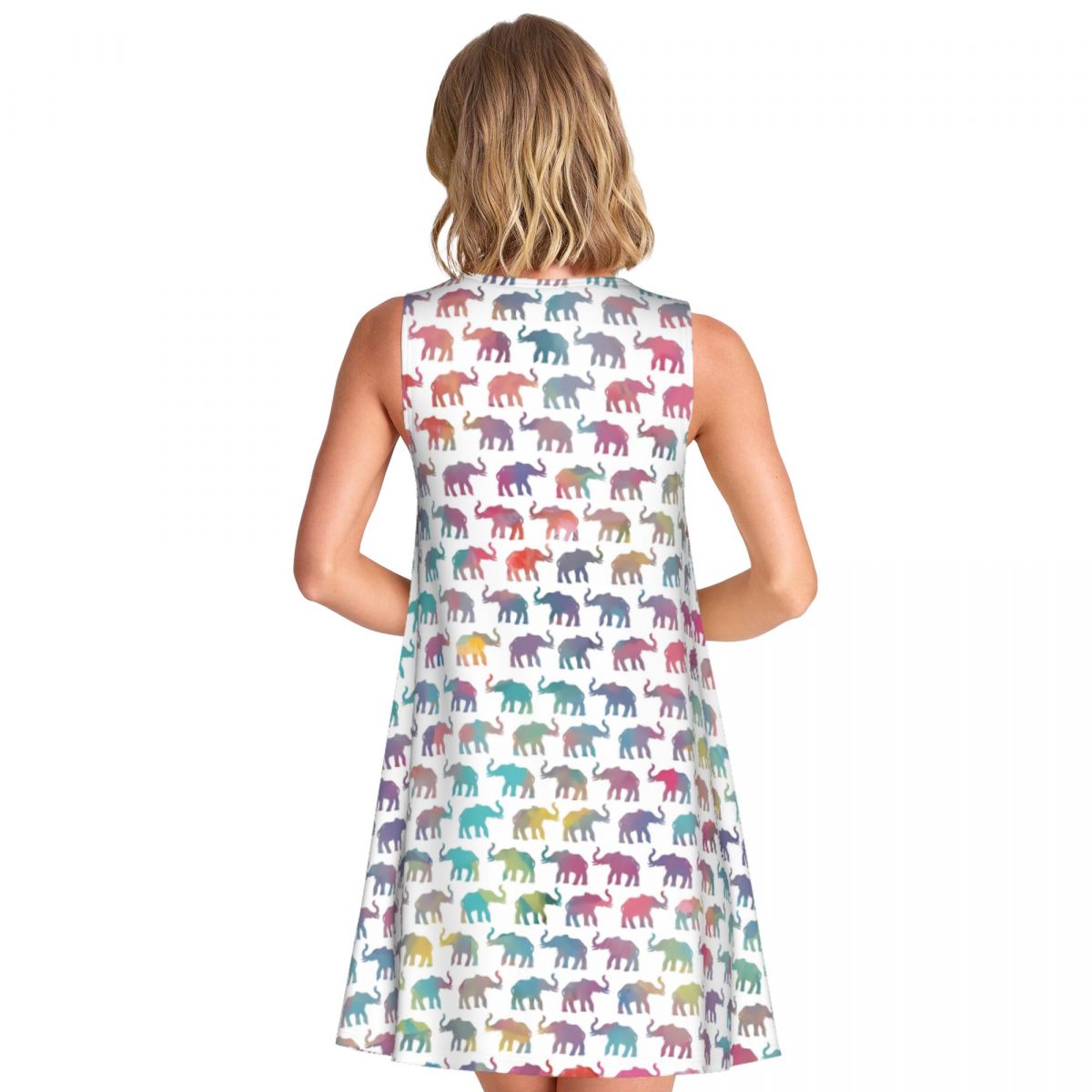 Robe Tank Colorée à Motif Élép - Summer Clothing Online avis et prix