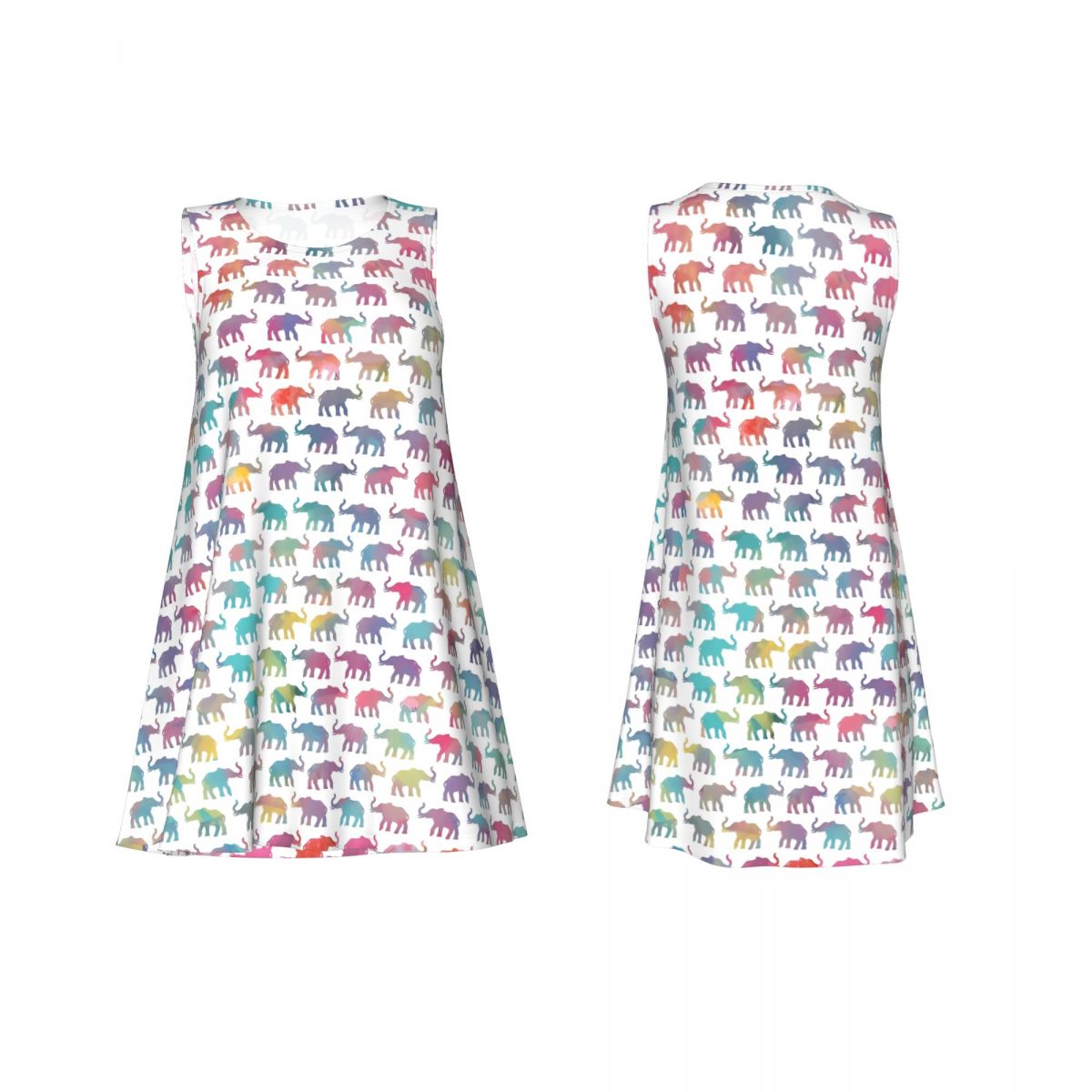 Robe Tank Colorée à Motif Élép - Summer Clothing Online avis et prix
