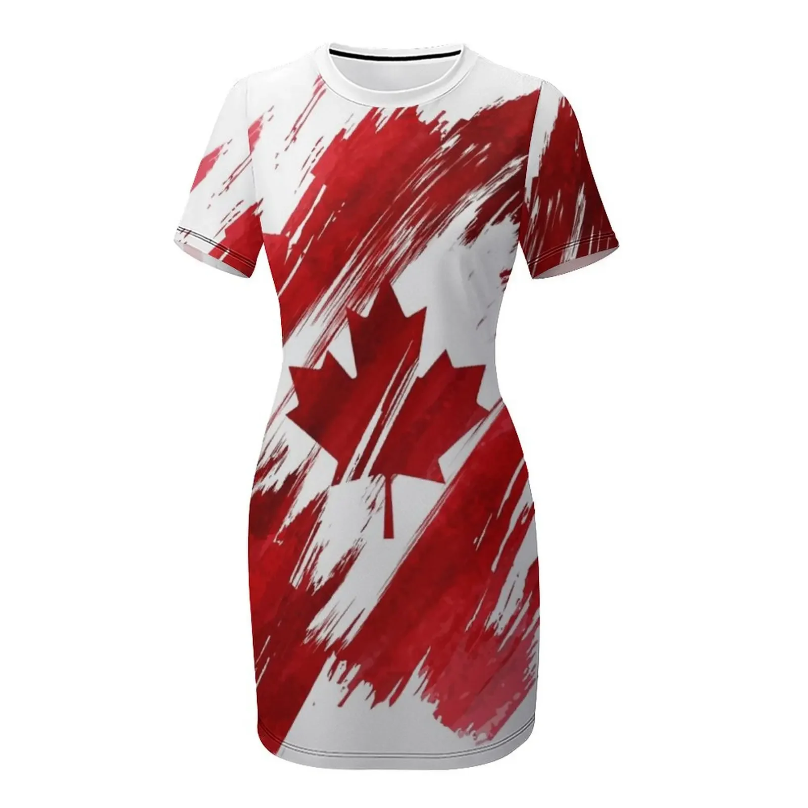 Robe élégante à manches courte - Summer Clothing Women Canada avis et prix