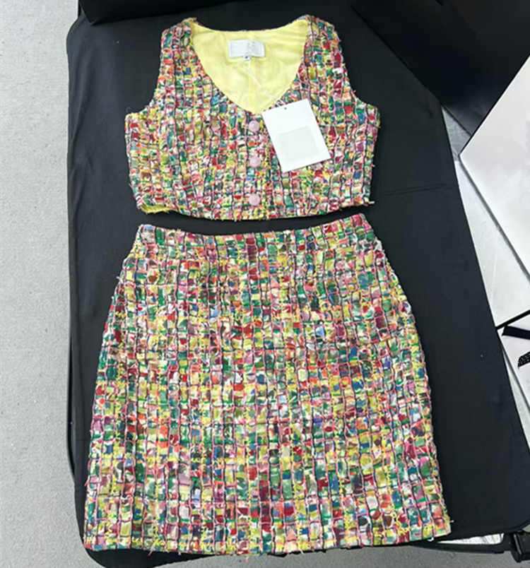 Ensemble jupe et débardeur tri - Summer Clothing Styles For Women avis et prix