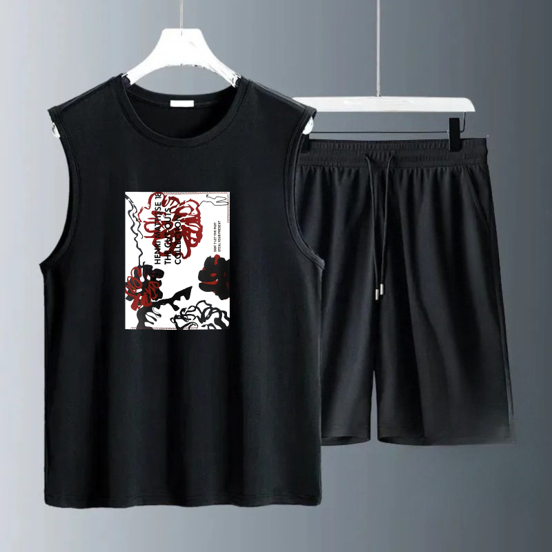 Ensemble de débardeurs pour ho - Summer Clothing Sets Men avis et prix