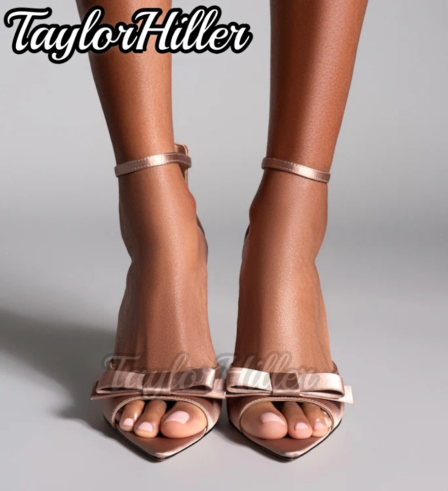 Doux rose papillon-noeud talon - Summer Clothing Offers avis et prix