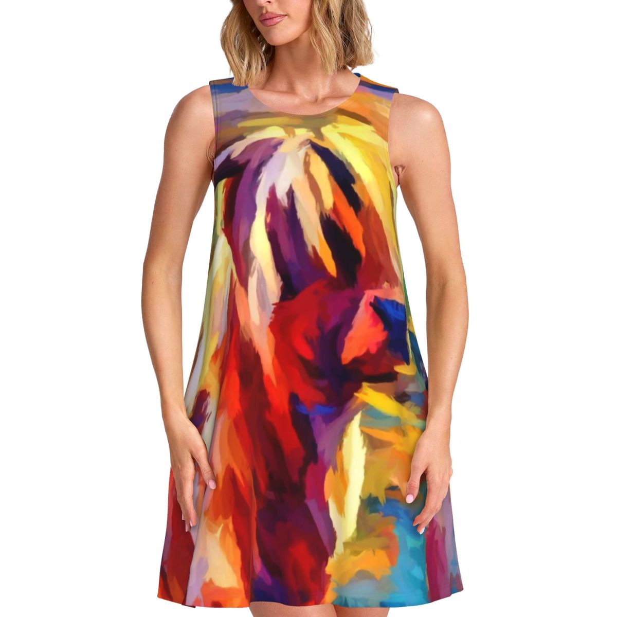 Robe décontractée à motif de v - Summer Clothing Ideas For Women avis et prix