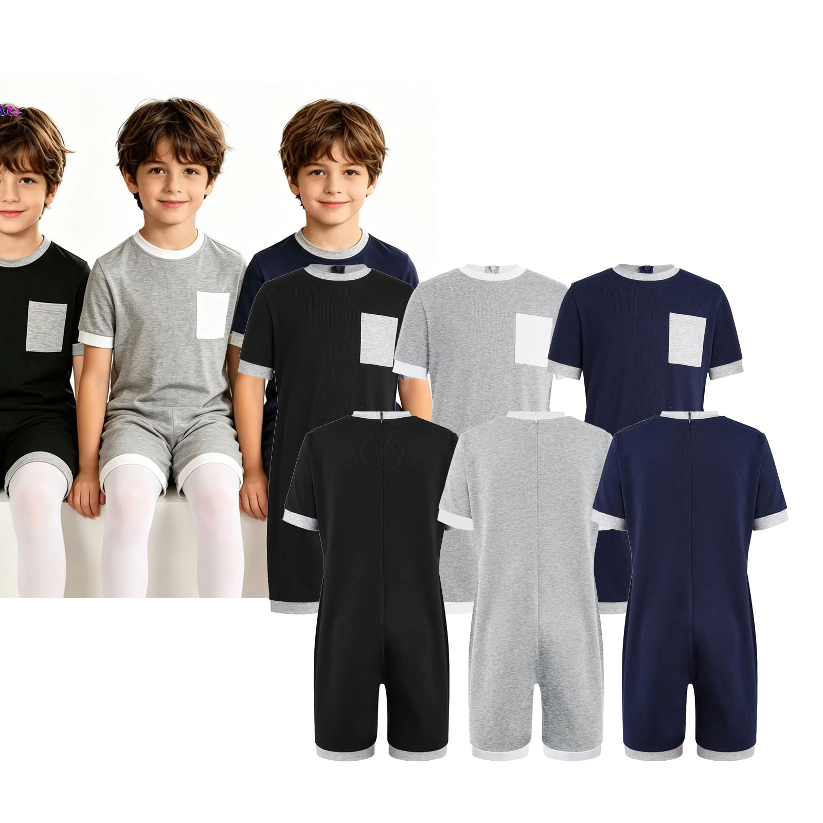 Lot de 3 Combinaisons Adaptabl - Summer Clothing Kids Boys avis et prix