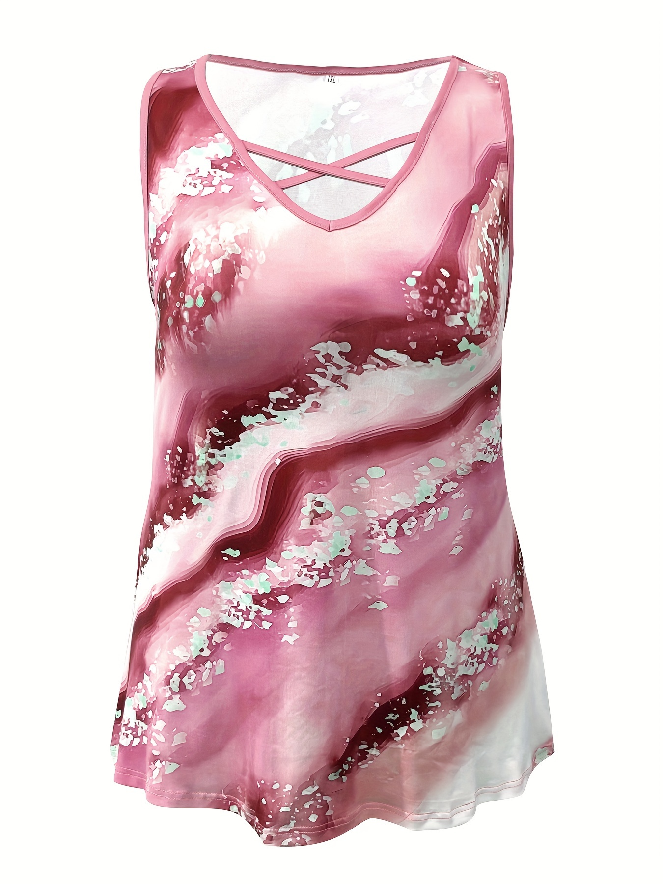 Débardeur imprimé marbre grand - Summer Clothing Styles For Women avis et prix