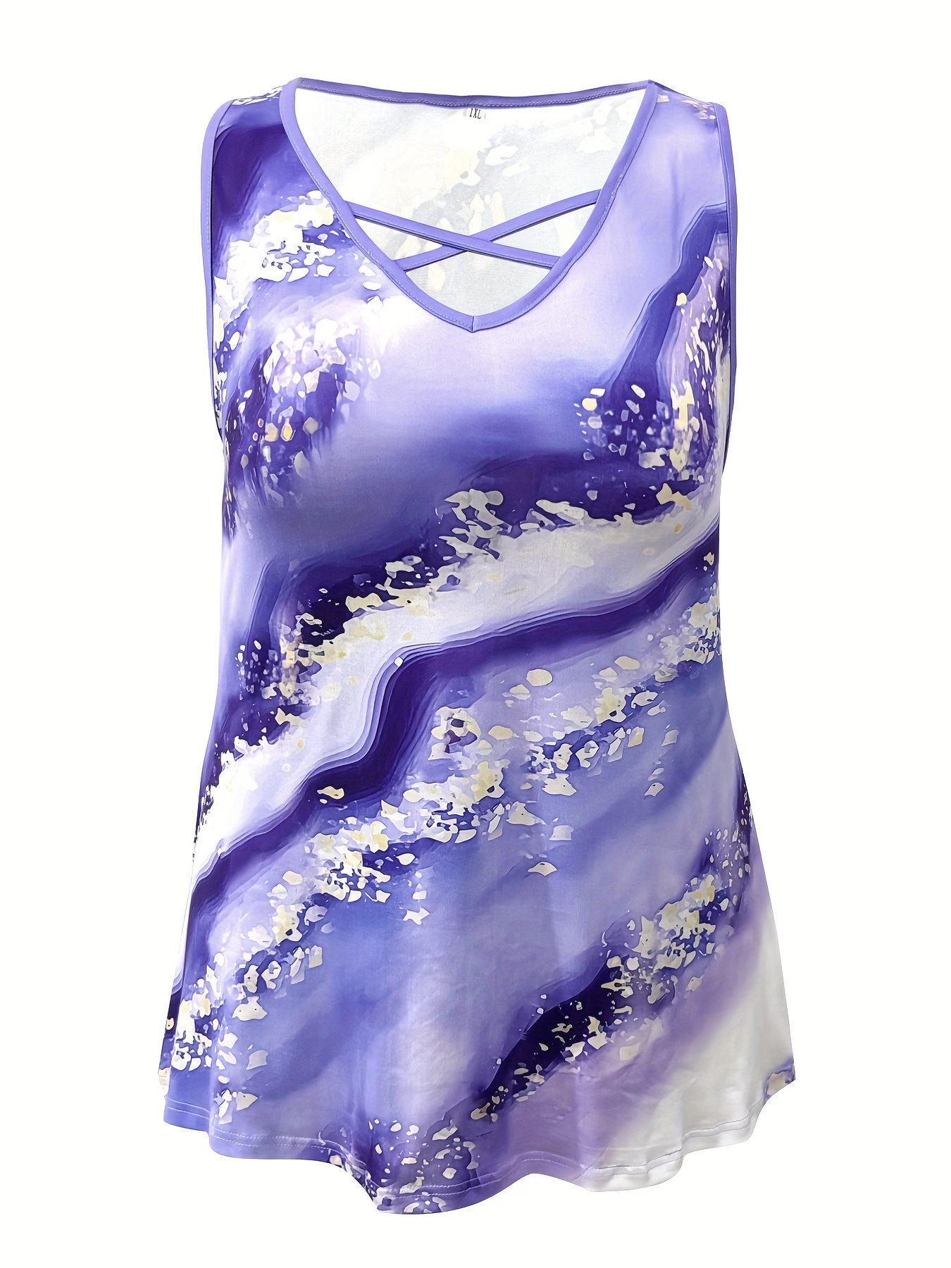 Débardeur imprimé marbre grand - Summer Clothing Styles For Women avis et prix